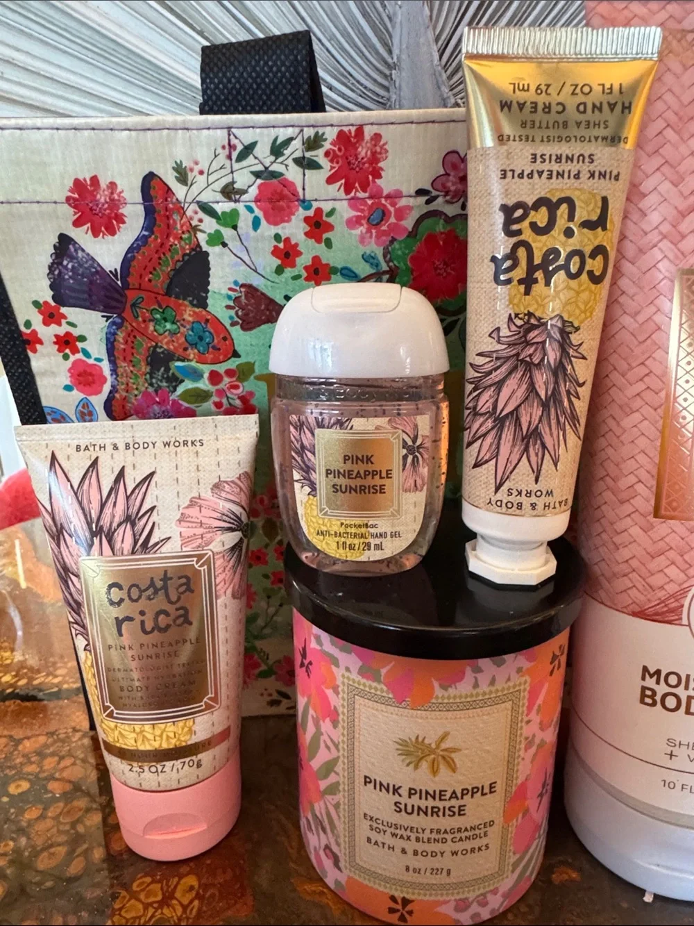 Pink Pineapple Sunrise 7 piece set - Picture 2 of 3